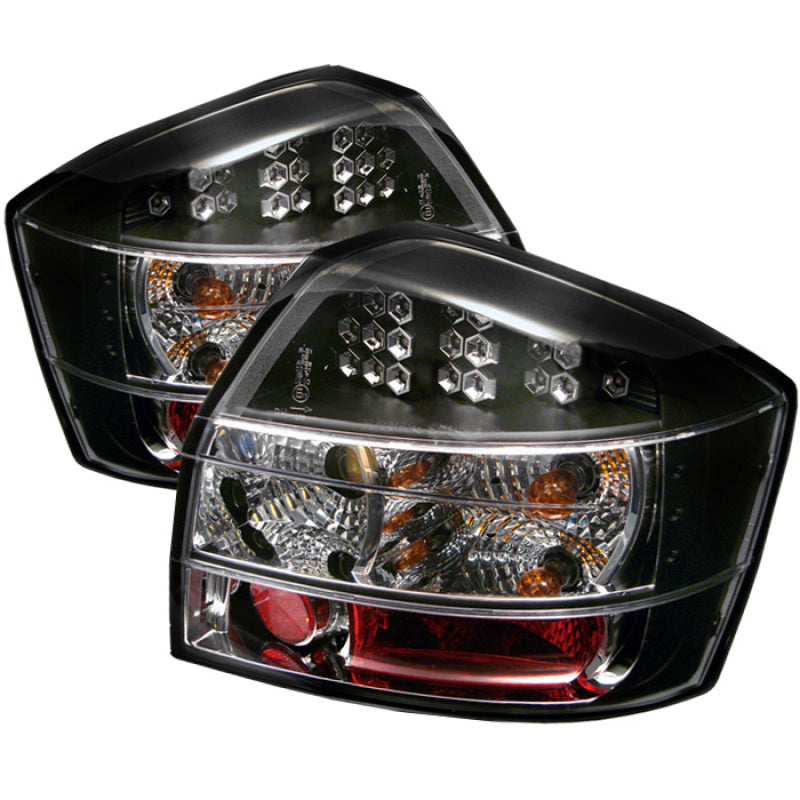 Spyder Audi A4 02-05 LED Tail Lights Black ALT-YD-AA402-LED-BK SPYDER Tail Lights  AXOPROS
