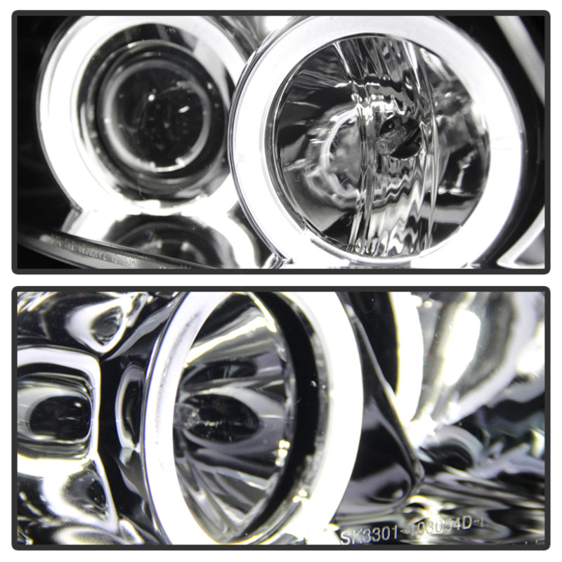 Spyder BMW E90 3-Series 06-08 (4 dr) Proj LED Halo Amber Reflctr Rplc Bulb Smke PRO-YD-BMWE9005-AM-S SPYDER Headlights AXOPROS