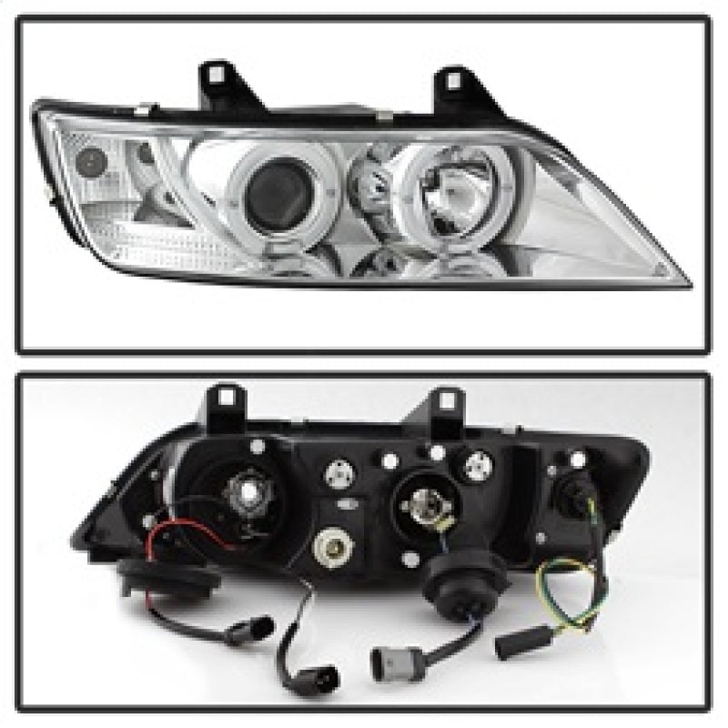 Spyder BMW Z3 96-02 Projector Headlights LED Halo Chrome High H1 Low H1 PRO-YD-BMWZ396-HL-C SPYDER Headlights AXOPROS
