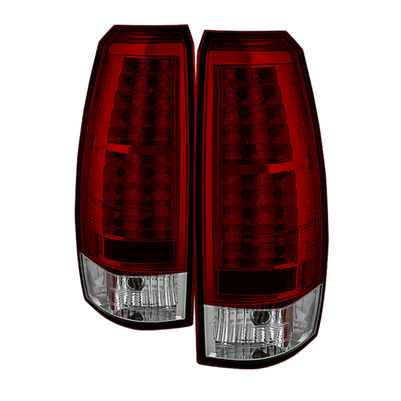 Spyder Chevy Avalanche 07-13 LED Tail Lights Red Clear ALT-YD-CAV07-LED-RC SPYDER Tail Lights  AXOPROS