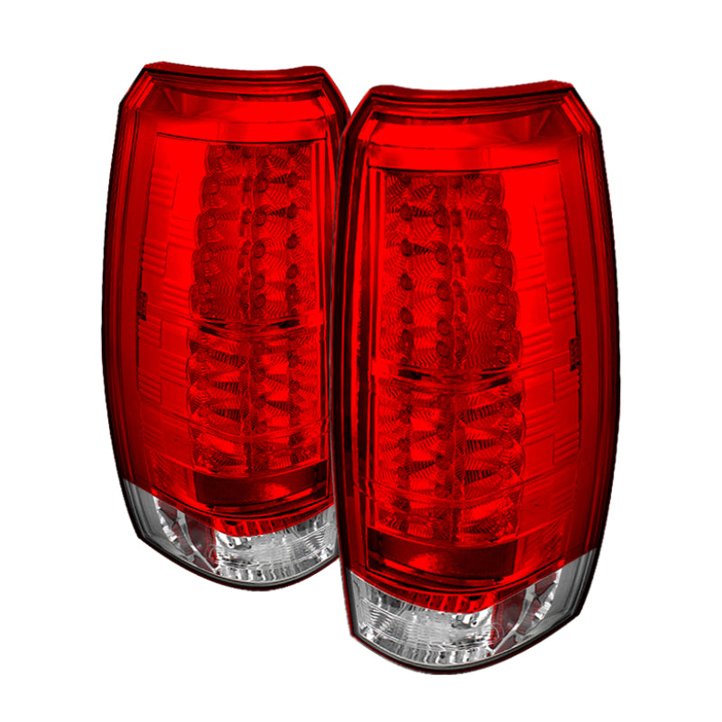 Spyder Chevy Avalanche 07-13 LED Tail Lights Red Clear ALT-YD-CAV07-LED-RC SPYDER Tail Lights  AXOPROS