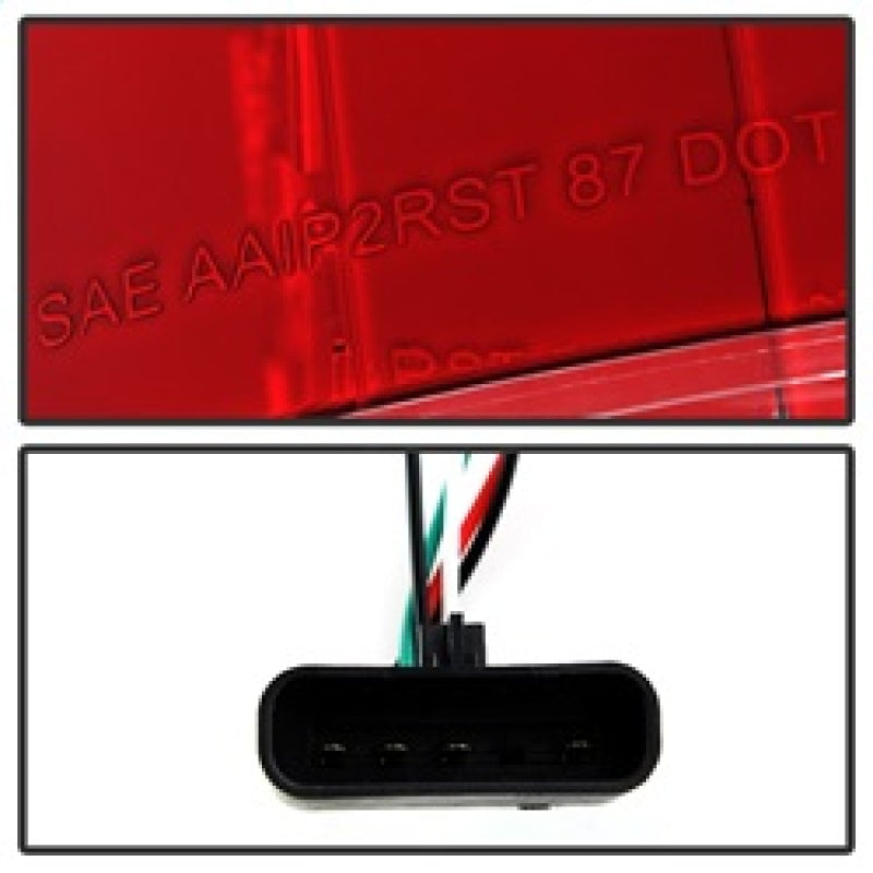 Spyder Chevy C/K Series 1500 88-98/Blazer 92-94 LED Tail Lights Red Clear ALT-YD-CCK88-LED-RC SPYDER Tail Lights AXOPROS