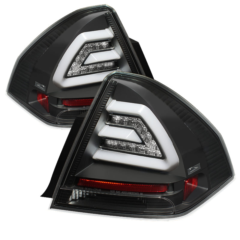 Spyder Chevy Impala 2006-2013 LED Tail Lights Black ALT-YD-CHIP06-LED-BK SPYDER Tail Lights  AXOPROS