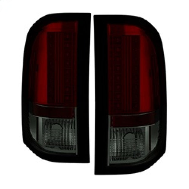 Spyder Chevy Silverado 07-13 LED Tail Lights Red Smoke ALT-YD-CS07-LED-RS SPYDER Tail Lights  AXOPROS