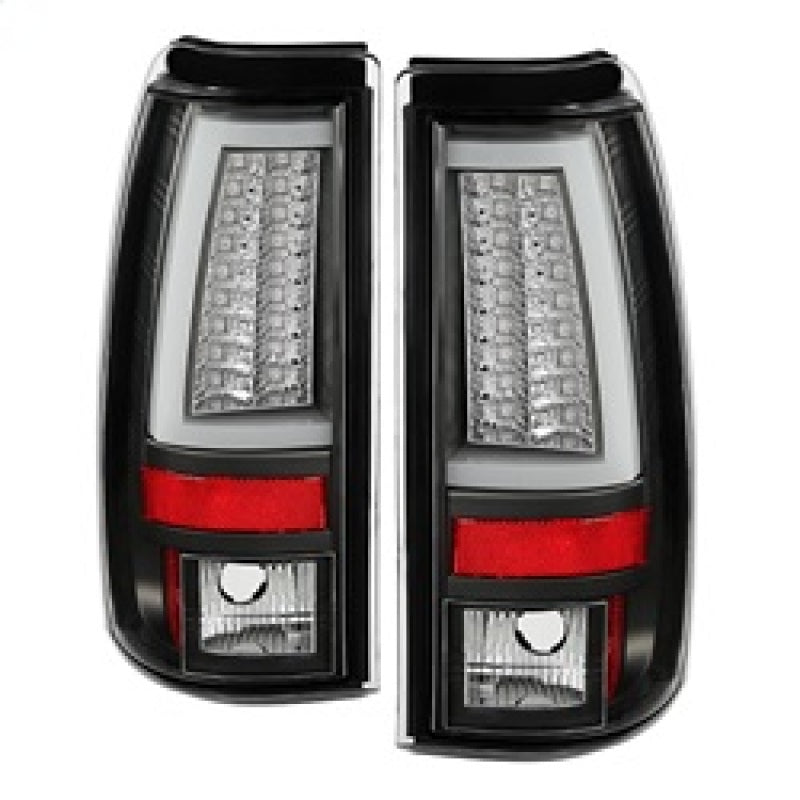 Spyder Chevy Silverado 1500/2500 99-02 Version 2 LED Tail Lights - Black ALT-YD-CS99V2-LED-BK SPYDER Tail Lights  AXOPROS