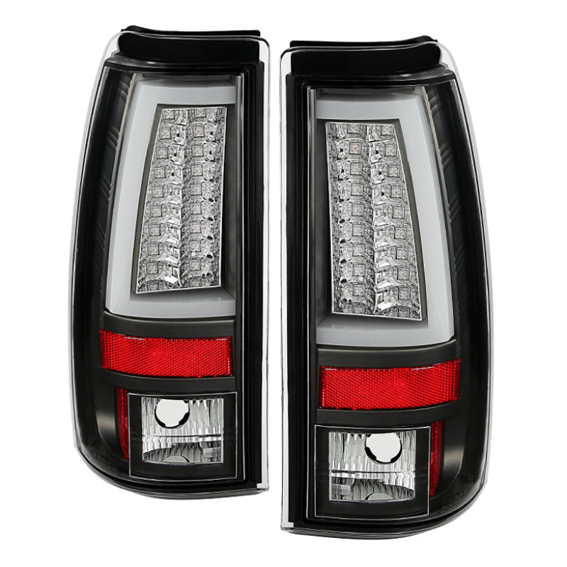 Spyder Chevy Silverado 1500/2500 99-02 Version 2 LED Tail Lights - Black ALT-YD-CS99V2-LED-BK SPYDER Tail Lights  AXOPROS