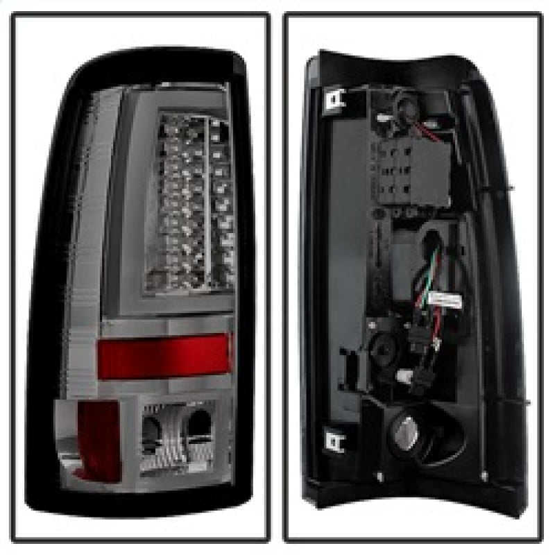 Spyder Chevy Silverado 1500/2500 99-02 Version 2 LED Tail Lights - Smoke ALT-YD-CS99V2-LED-SM SPYDER Tail Lights  AXOPROS