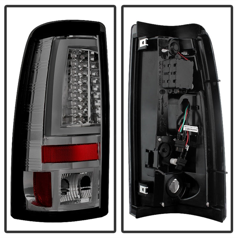 Spyder Chevy Silverado 1500/2500 99-02 Version 2 LED Tail Lights - Smoke ALT-YD-CS99V2-LED-SM SPYDER Tail Lights  AXOPROS