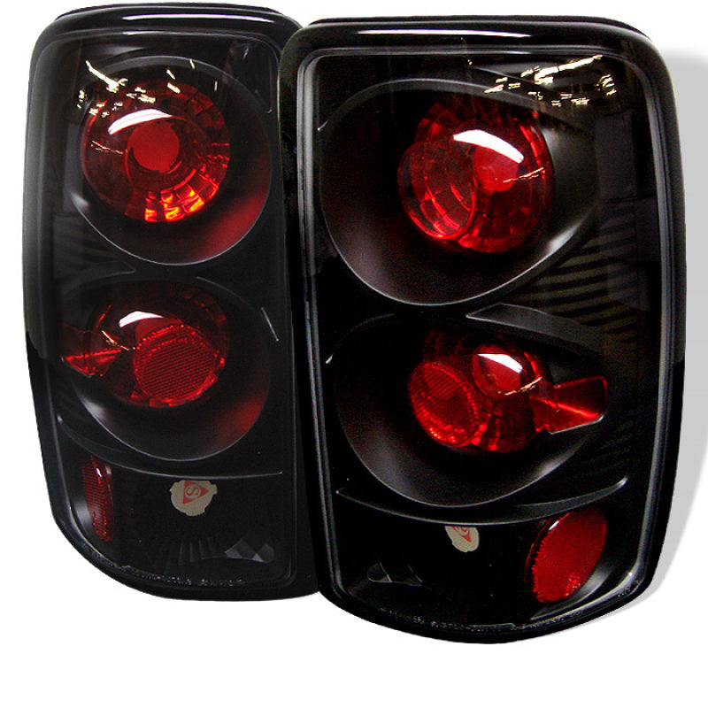 Spyder Chevy Suburban/Tahoe 1500/2500 00-06 Euro Style Tail Lights Black ALT-YD-CD00-BK SPYDER Tail Lights  AXOPROS