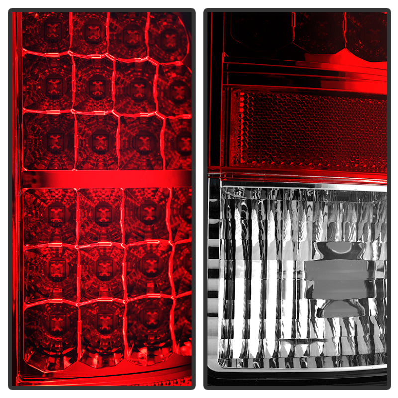 Spyder Chevy Suburban/Tahoe 1500/2500 00-06 LED Tail Lights Red Clear ALT-YD-CD00-LED-RC SPYDER Tail Lights  AXOPROS