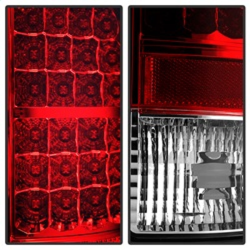 Spyder Chevy Suburban/Tahoe 1500/2500 00-06 LED Tail Lights Red Clear ALT-YD-CD00-LED-RC SPYDER Tail Lights  AXOPROS