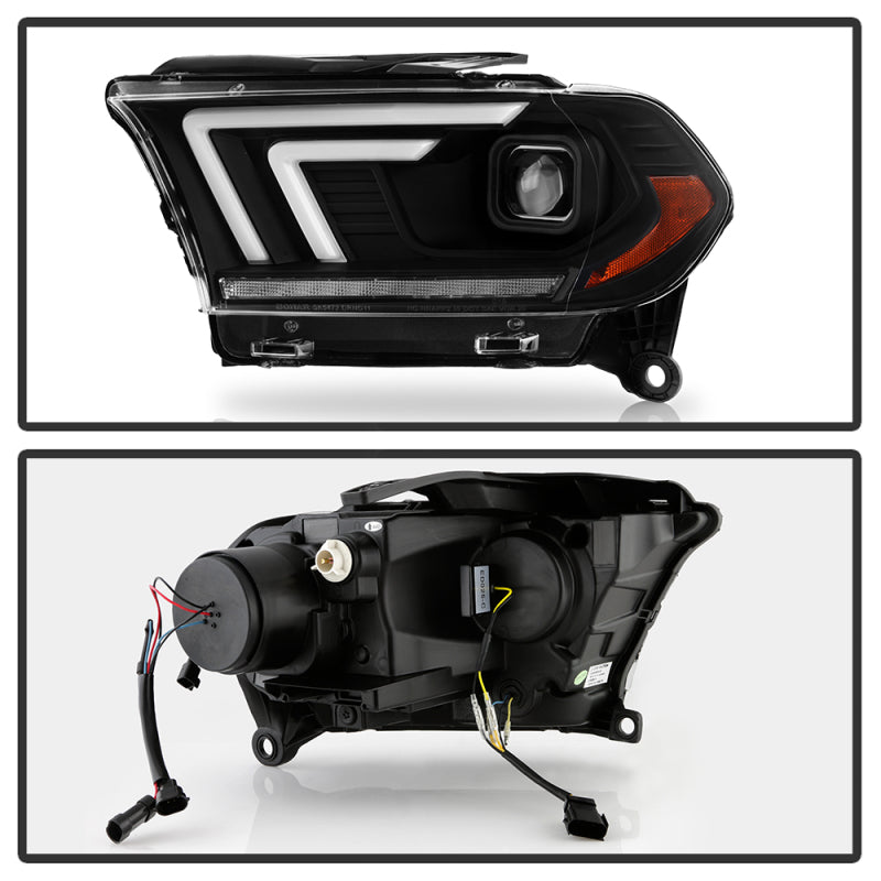 Spyder Dodge Durango 11-13 Halogen Model Only Projector Headlights - Black PRO-YD-DDU11SI-BK SPYDER Headlights AXOPROS