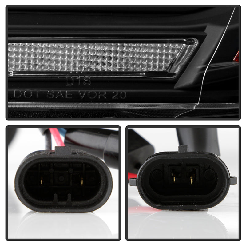 Spyder Dodge Durango 11-13 Halogen Model Only Projector Headlights - Black PRO-YD-DDU11SI-BK SPYDER Headlights AXOPROS