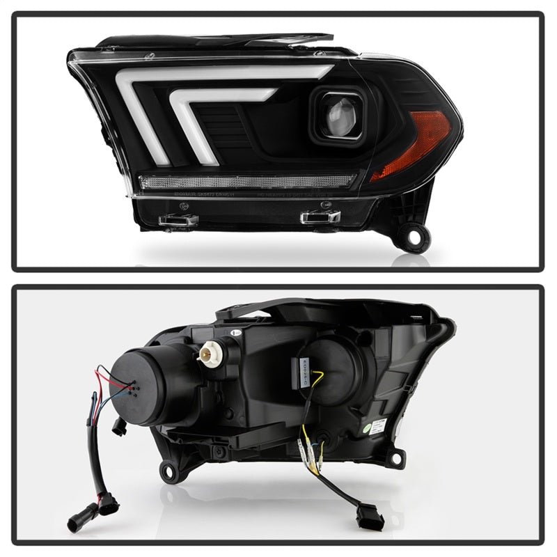 Spyder Dodge Durango 11-13 Halogen Model Only Projector Headlights - Black PRO-YD-DDU11SI-BK SPYDER Headlights AXOPROS