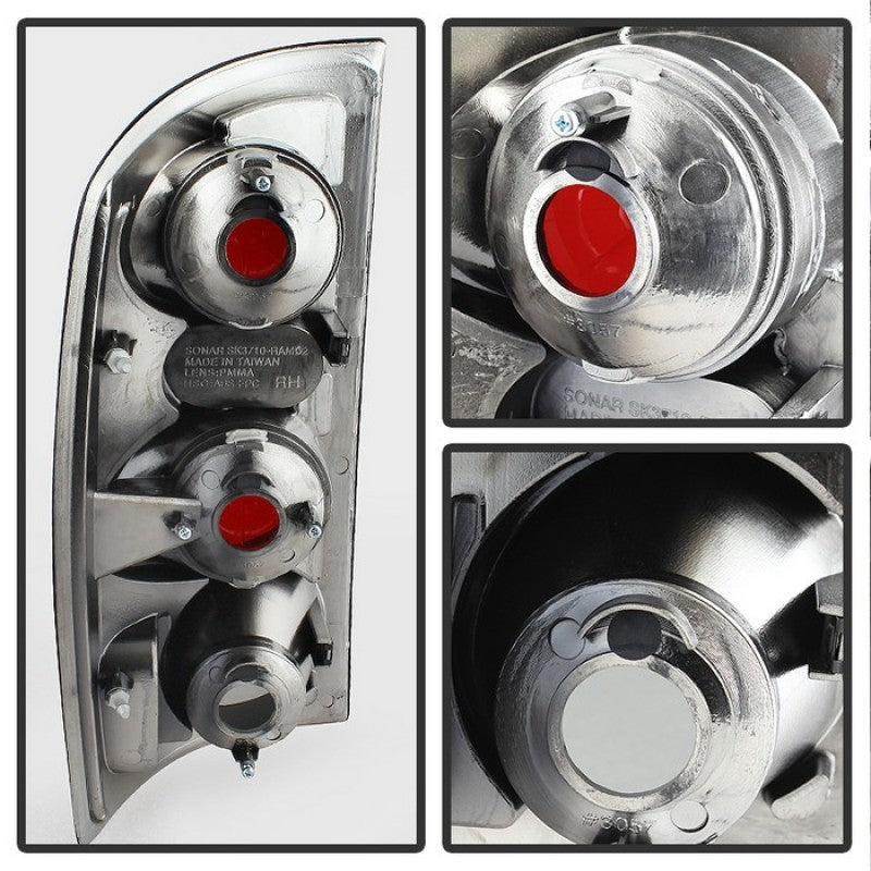 Spyder Dodge Ram 02-06 1500/Ram 2500/3500 03-06 Euro Style Tail Lights Black Smoke ALT-YD-DRAM02-BSM SPYDER Tail Lights  AXOPROS