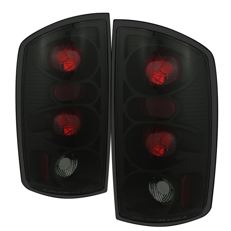 Spyder Dodge Ram 02-06 1500/Ram 2500/3500 03-06 Euro Style Tail Lights Black Smoke ALT-YD-DRAM02-BSM SPYDER Tail Lights  AXOPROS