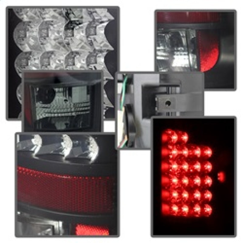 Spyder Dodge Ram 02-06 1500/Ram 2500/3500 03-06 LED Tail Light Black Smoke ALT-YD-DRAM02-LED-BSM SPYDER Tail Lights  AXOPROS