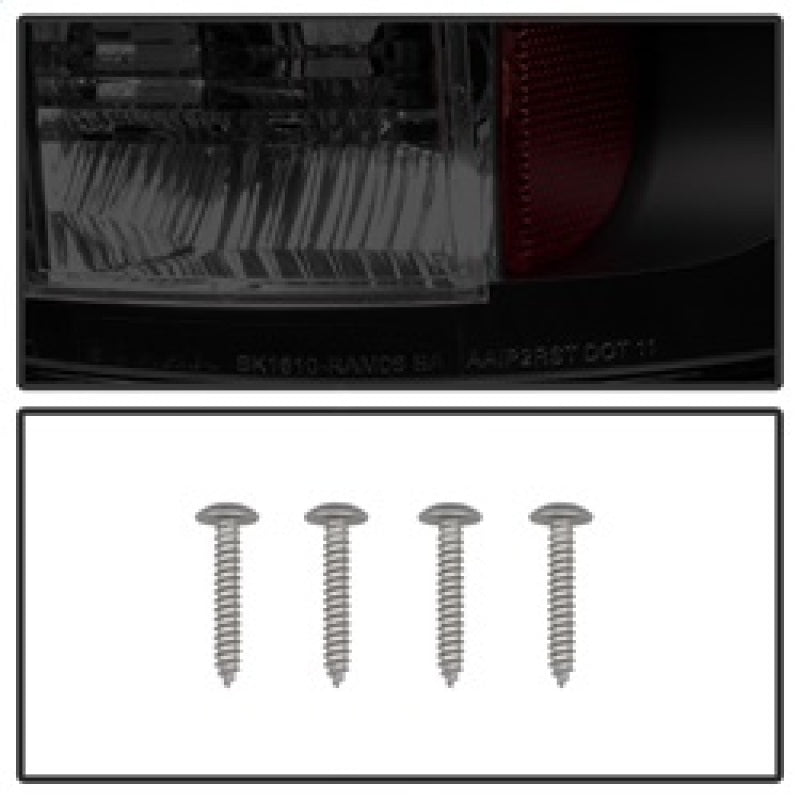 Spyder Dodge Ram 02-06 1500/Ram 2500/3500 03-06 LED Tail Light Black Smoke ALT-YD-DRAM02-LED-BSM SPYDER Tail Lights  AXOPROS