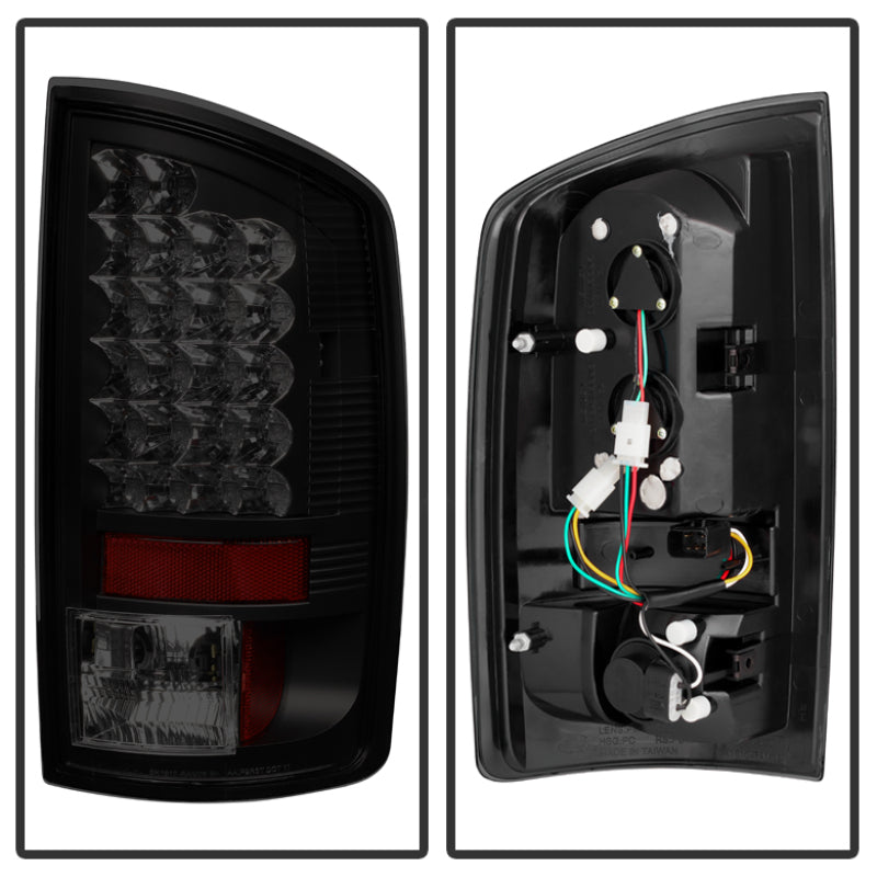 Spyder Dodge Ram 02-06 1500/Ram 2500/3500 03-06 LED Tail Light Black Smoke ALT-YD-DRAM02-LED-BSM SPYDER Tail Lights  AXOPROS