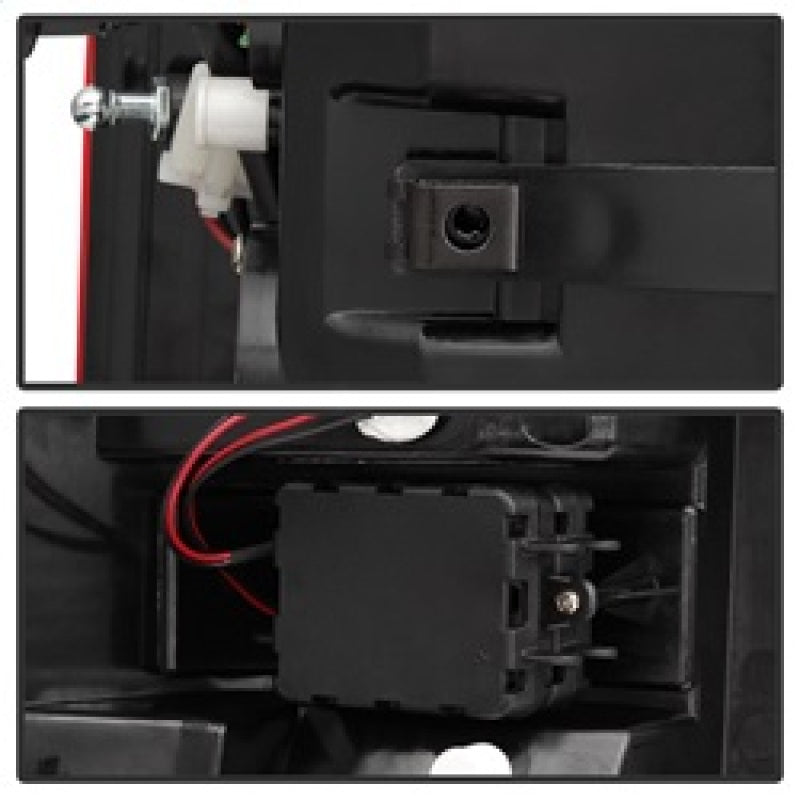 Spyder Dodge Ram 07-08 1500/Ram 07-09 2500/3500 LED Tail Lights Red Clear ALT-YD-DRAM06-LED-RC SPYDER Tail Lights  AXOPROS