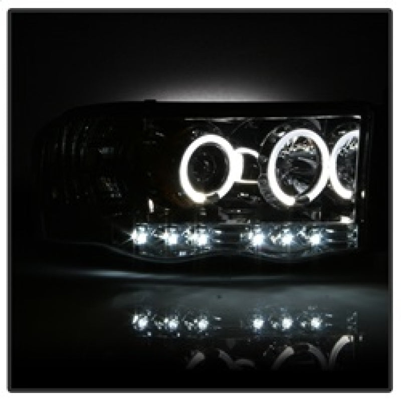 Spyder Dodge Ram 1500 02-05/Ram 2500 03-05 Projector Headlights LED Halo LED Chrm PRO-YD-DR02-HL-C SPYDER Headlights AXOPROS