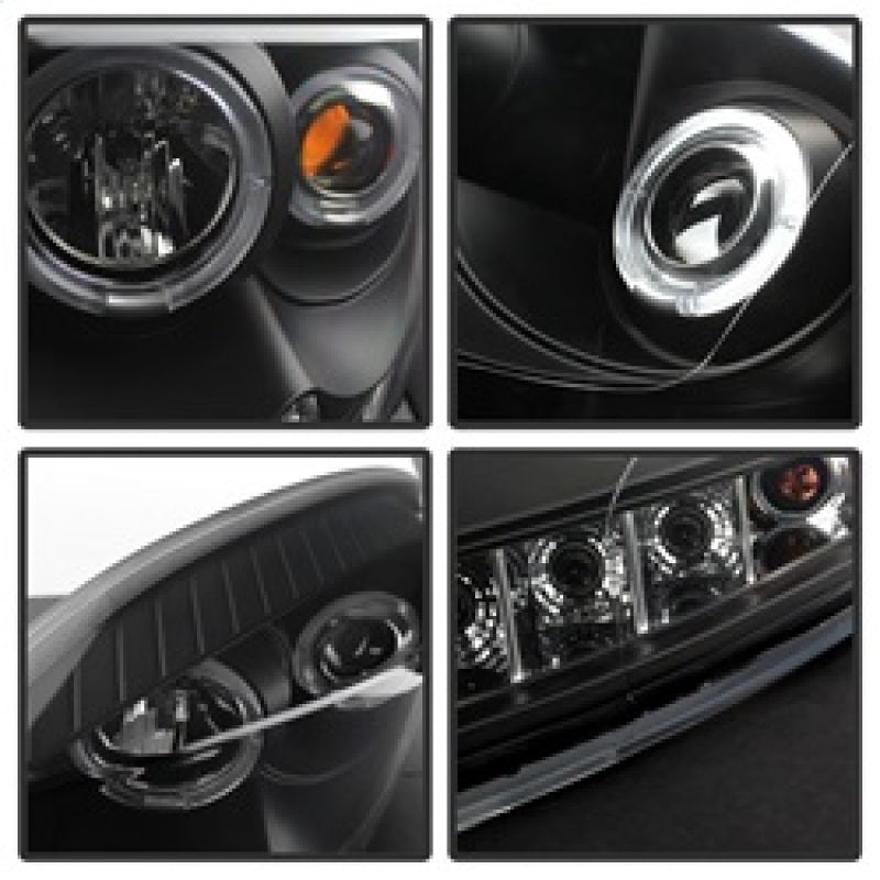 Spyder Dodge Ram 1500 06-08/Ram 2500 06-09 Projector Headlights LED Halo LED Blk PRO-YD-DR06-HL-BK SPYDER Headlights AXOPROS