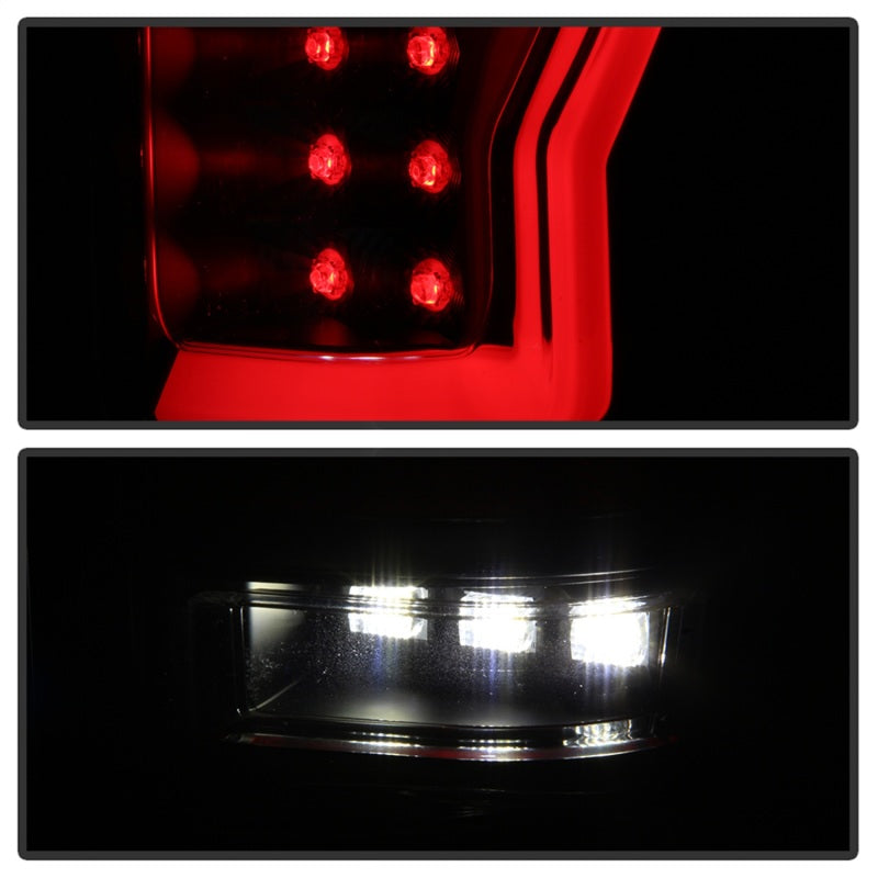 Spyder Ford F150 04-08 Styleside Tail Light V2 - LED - Black Smoke ALT-YD-FF15004V2-LBLED-BSM SPYDER Tail Lights  AXOPROS