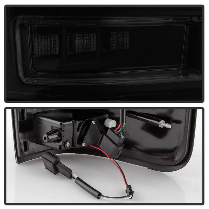 Spyder Ford F150 04-08 Styleside Tail Light V2 - LED - Black Smoke ALT-YD-FF15004V2-LBLED-BSM SPYDER Tail Lights  AXOPROS
