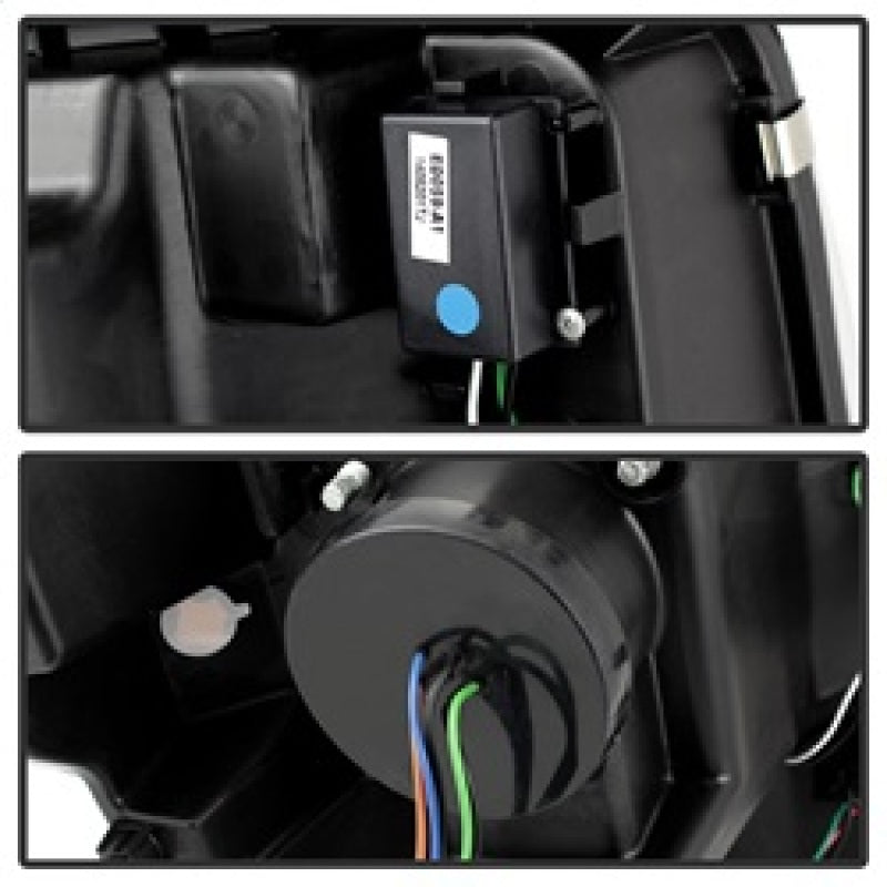 Spyder Ford F150 13-14 Projector Fctry Xenon Model- Light Bar DRL Chrm PRO-YD-FF15013-LBDRL-HID-C SPYDER Headlights AXOPROS