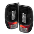 Spyder Ford F150 side 97-03/F250/350/450 Super Duty 99-07 LED Tail Lights Blk ALT-YD-FF15097-LED-BK SPYDER Tail Lights  AXOPROS