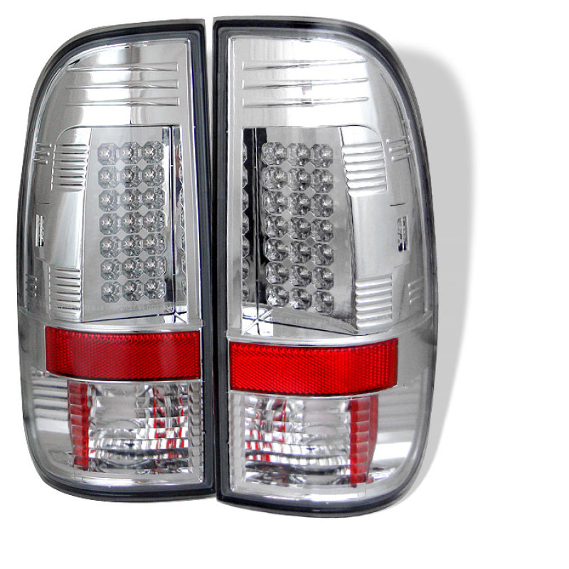 Spyder Ford F150 side 97-03/F250/350/450 Super Duty 99-07 LED Tail Lights Chrm ALT-YD-FF15097-LED-C SPYDER Tail Lights  AXOPROS