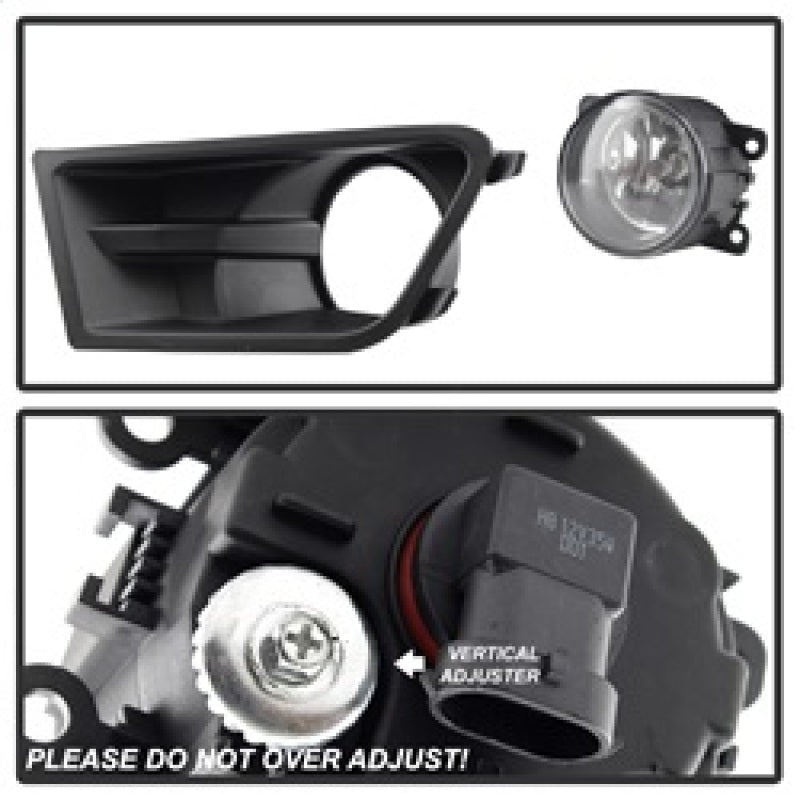 Spyder Ford Mustang 10-12 OEM Fog Light W/Universal Switch- Clear FL-FM2015-C SPYDER Fog Lights AXOPROS