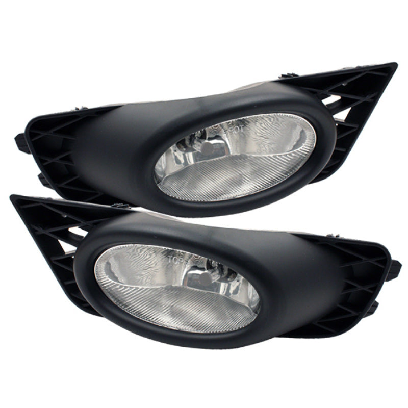 Spyder Honda Civic 09-11 4Dr OEM Fog Lights W/Switch- Clear FL-CL-HC09-4D-C SPYDER Fog Lights AXOPROS