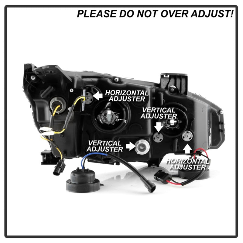 Spyder Honda Civic 16- 2DR/4DR/Hatchback Projector Headlights - Black PRO-YD-HC16SI-SEQGR-BK SPYDER Headlights AXOPROS