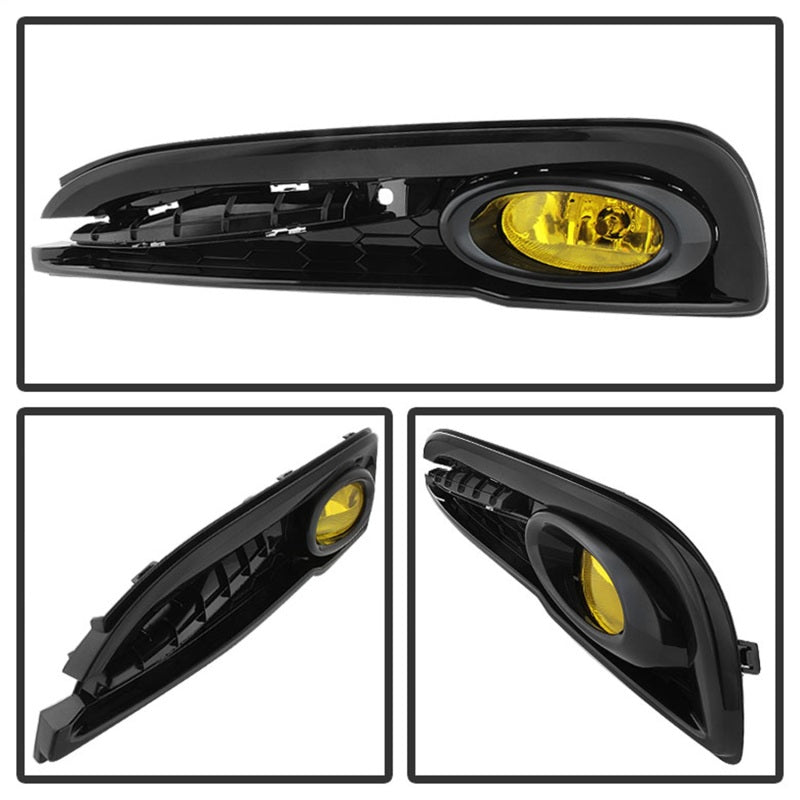 Spyder Honda Civic 2013-2014 4dr OEM Fog Light W/Switch Yellow FL-HC2013-4D-Y SPYDER Fog Lights AXOPROS
