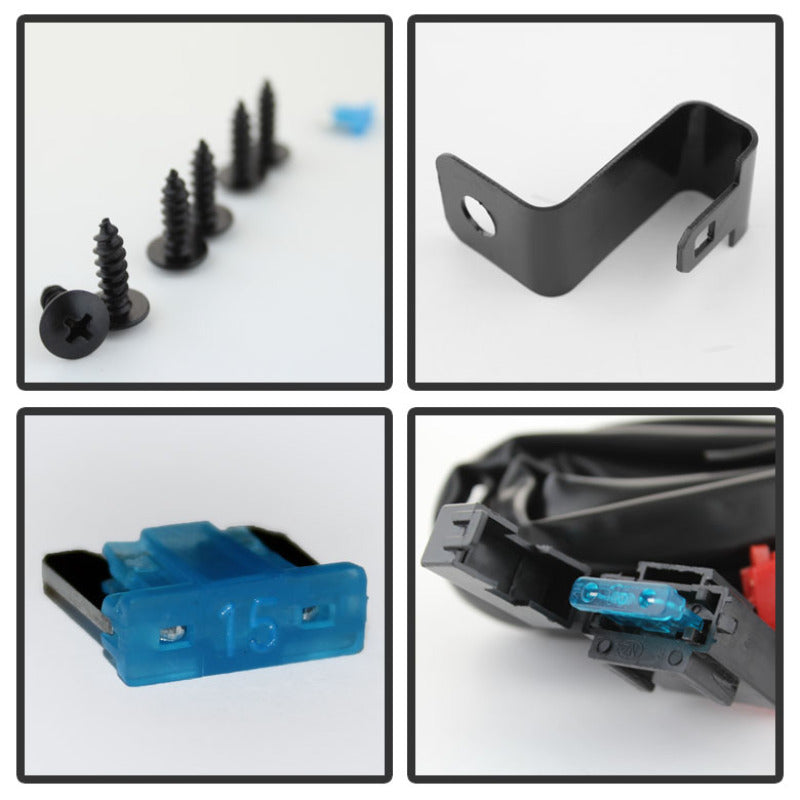 Spyder Honda Civic 2013-2014 4dr OEM Fog Light W/Switch Yellow FL-HC2013-4D-Y SPYDER Fog Lights AXOPROS