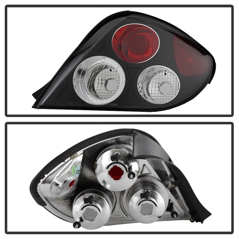 Spyder Hyundai Tiburon 03-05 Euro Style Tail Lights Black ALT-YD-HYT03-BK SPYDER Tail Lights  AXOPROS