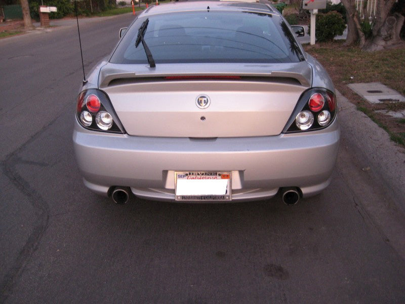 Spyder Hyundai Tiburon 03-05 Euro Style Tail Lights Black ALT-YD-HYT03-BK SPYDER Tail Lights  AXOPROS