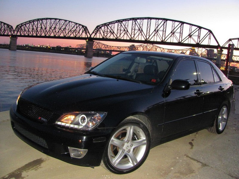 Spyder Lexus IS300 01-05 Projector Headlights Xenon/HID - LED Halo DRL Blk PRO-YD-LIS01-HID-DRL-BK SPYDER Headlights AXOPROS