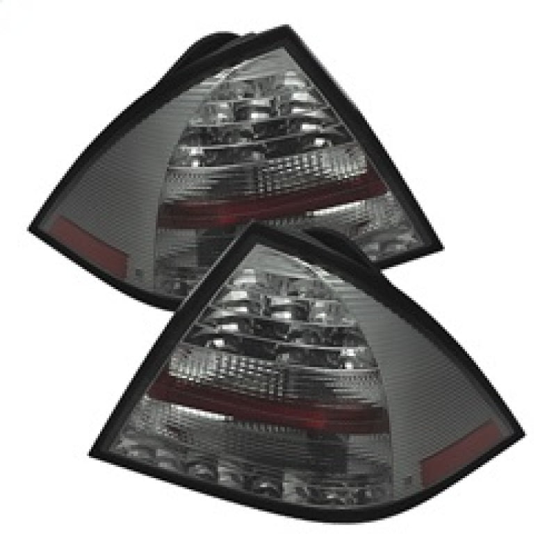 Spyder Mercedes Benz W203 C-Class 05-07 4DR Sedan LED Tail Lights Smoke ALT-YD-MBZC05-LED-SM SPYDER Tail Lights  AXOPROS