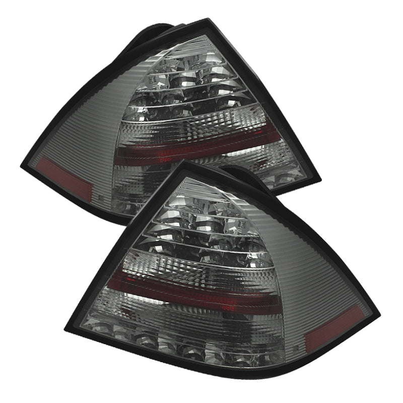 Spyder Mercedes Benz W203 C-Class 05-07 4DR Sedan LED Tail Lights Smoke ALT-YD-MBZC05-LED-SM SPYDER Tail Lights  AXOPROS