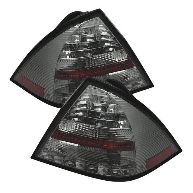 Spyder Mercedes Benz W203 C-Class 05-07 4DR Sedan LED Tail Lights Smoke ALT-YD-MBZC05-LED-SM SPYDER Tail Lights  AXOPROS