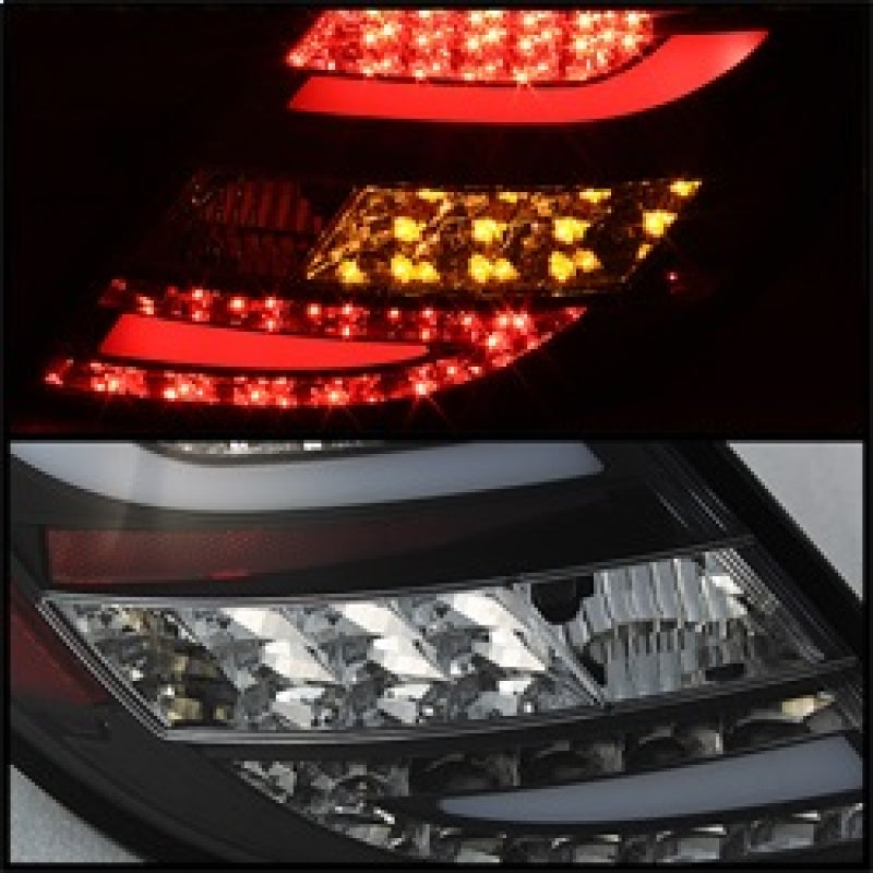 Spyder Mercedes Benz W204 C-Class 11-14 LED Tail Lights - Blk ALT-YD-MBZC11-LED-BK SPYDER Tail Lights  AXOPROS