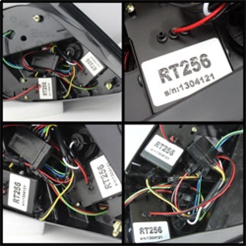 Spyder Mercedes Benz W204 C-Class 11-14 LED Tail Lights - Blk ALT-YD-MBZC11-LED-BK SPYDER Tail Lights  AXOPROS