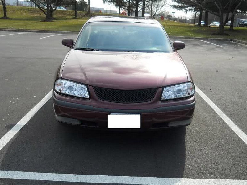 Spyder Pontiac GTO 04-06 Projector Headlights LED Halo LED Chrome High H1 Low H1 PRO-YD-PGTO04-HL-C SPYDER Headlights AXOPROS