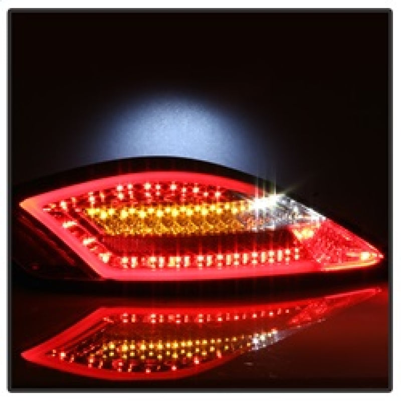 Spyder Porsche 987 Cayman 06-08 / Boxster 05-08 LED Tail Lights - Red Clear ALT-YD-P98705-LED-RC SPYDER Tail Lights  AXOPROS