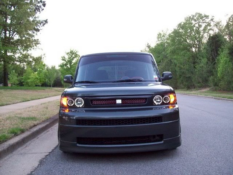 Spyder Scion XB 03-07 Projector Headlights LED Halo Black High H1 Low 9006 PRO-YD-TSXB03-HL-BK SPYDER Headlights AXOPROS