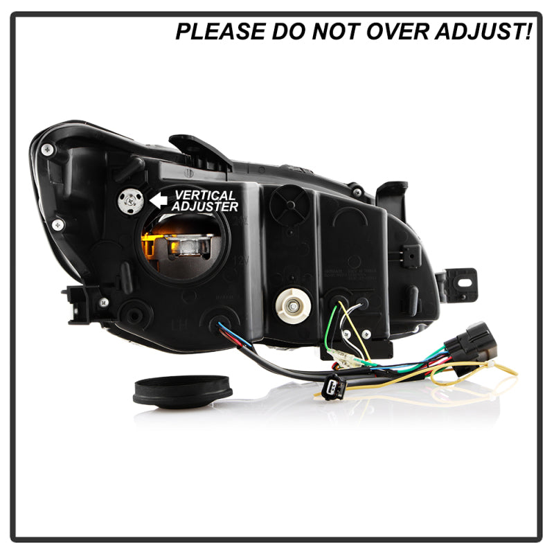 Spyder Subaru Impreza WRX 15-20 LED High-Power LED Headlights-Black PRO-YD-SWRX15LEDAP-SBSEQ-BK SPYDER Headlights AXOPROS