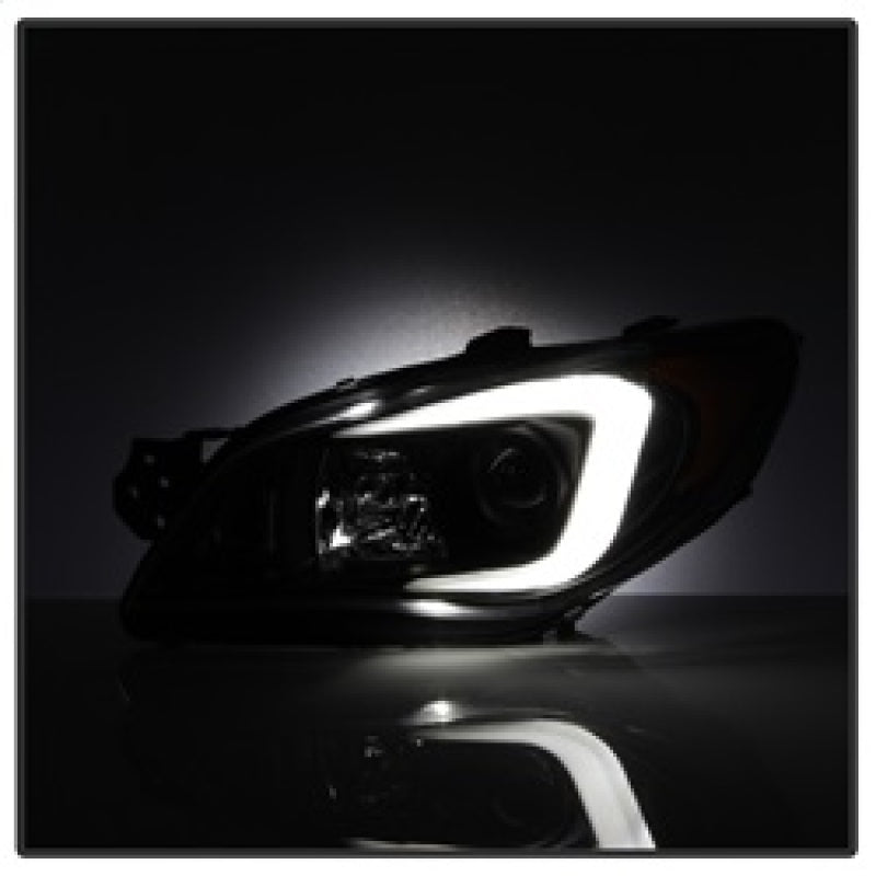 Spyder Subaru WRX 06-07 Projector Headlights - HID Model Only - Black PRO-YD-SWRX06-HID-LBDRL-BK SPYDER Headlights AXOPROS