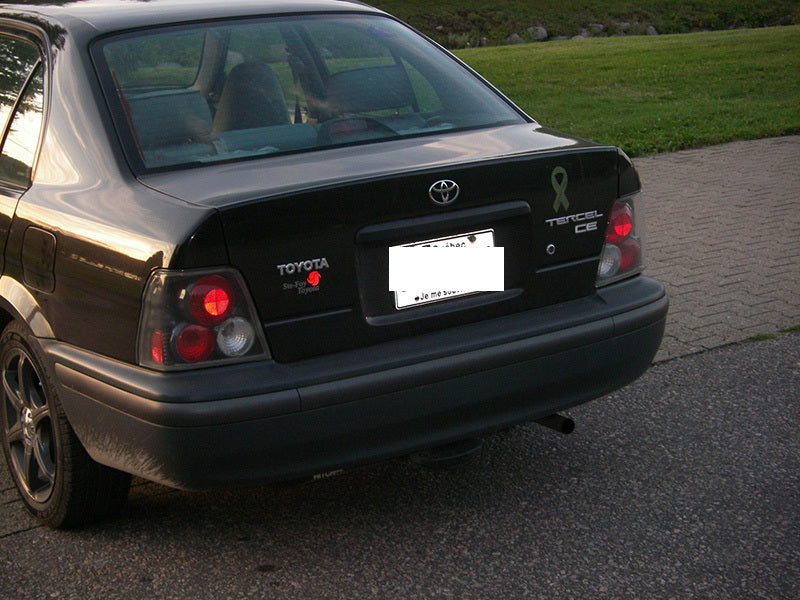 Spyder Toyota Tercel 95-98 Euro Style Tail Lights Black ALT-YD-TTER95-BK SPYDER Tail Lights  AXOPROS